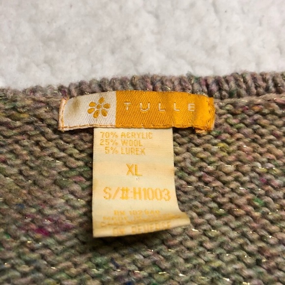 ↱ Anthropologie ↲  tie waist sweater - Picture 4 of 8